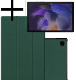 NoXx NoXx Samsung Galaxy Tab A8 2022 Hoes Met Screenprotector - Donkergroen