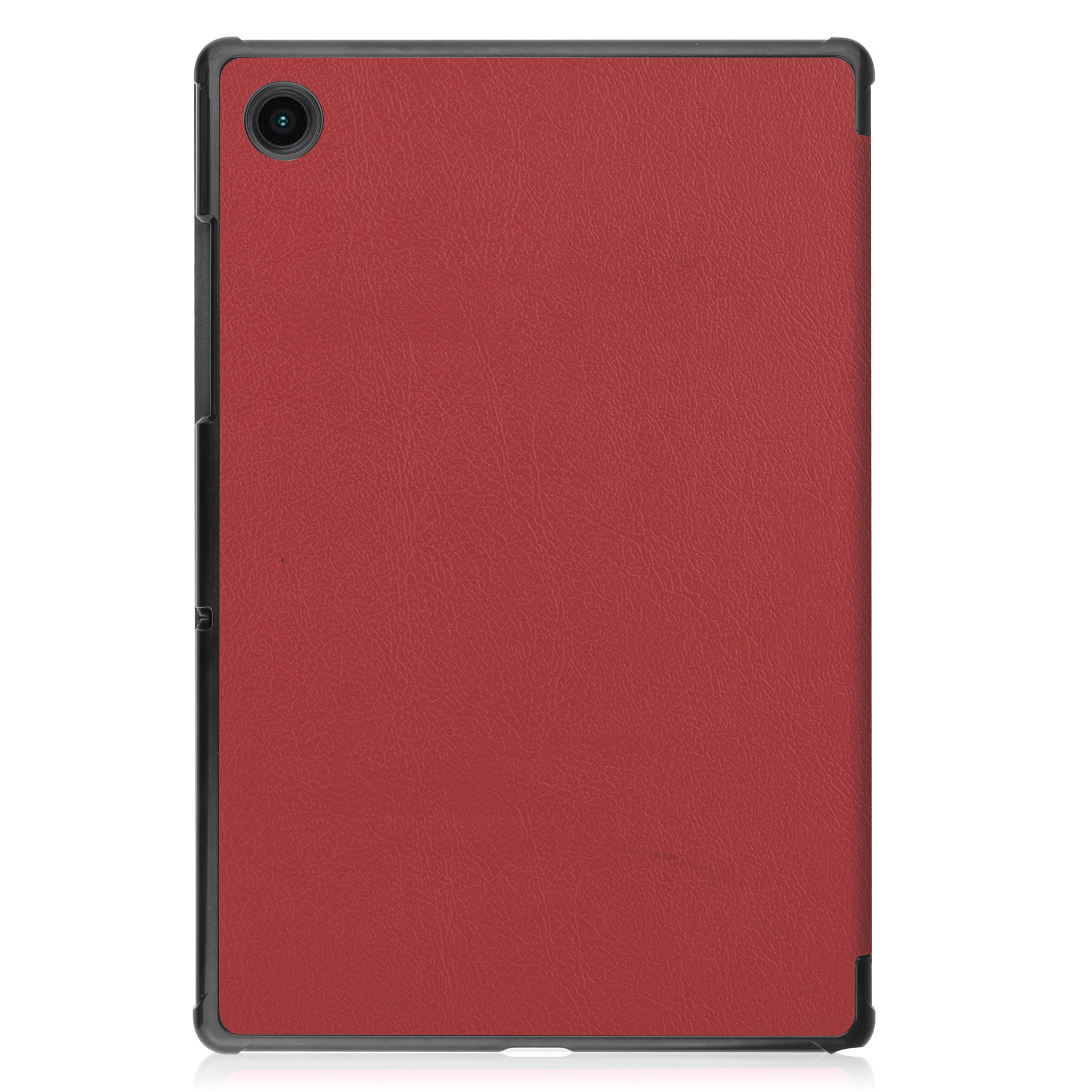 NoXx Hoesje Geschikt voor Samsung Galaxy Tab A8 Hoesje Case Hard Cover Hoes Book Case Met Screenprotector - Donkerrood