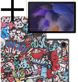 NoXx NoXx Samsung Galaxy Tab A8 2022 Hoes Met Screenprotector - Graffity