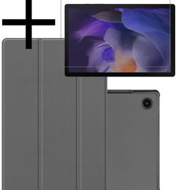 NoXx NoXx Samsung Galaxy Tab A8 2022 Hoes Met Screenprotector - Grijs
