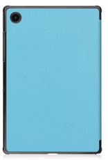 NoXx Hoesje Geschikt voor Samsung Galaxy Tab A8 Hoesje Case Hard Cover Hoes Book Case Met Screenprotector - Lichtblauw
