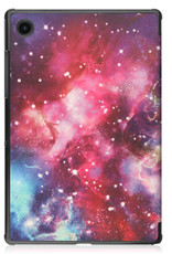 Nomfy Hoes Geschikt voor Samsung Galaxy Tab A8 Hoes Tri-fold Tablet Hoesje Case Met Screenprotector - Hoesje Geschikt voor Samsung Tab A8 Hoesje Hardcover Bookcase - Galaxy