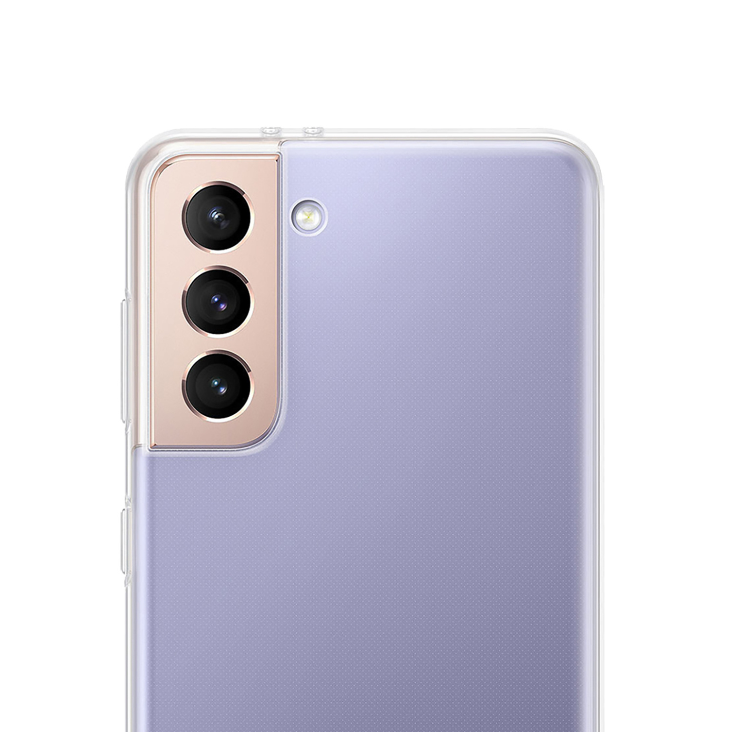 NoXx Hoes Geschikt voor Samsung S21 FE Hoesje Cover Siliconen Back Case Hoes - Transparant
