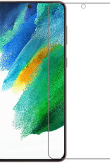 BASEY. Screenprotector Geschikt voor Samsung S21 FE Screenprotector Tempered Glass - Screenprotector Geschikt voor Samsung Galaxy S21 FE Beschermglas Screen Protector Glas