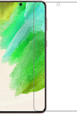 Nomfy Screenprotector Geschikt voor Samsung S21 FE Screenprotector Bescherm Glas Tempered Glass - Screenprotector Geschikt voor Samsung Galaxy S21 FE Screen Protector