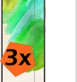 Nomfy Nomfy Samsung Galaxy S21FE Screenprotector Glas - 3 PACK