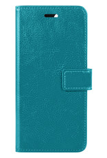 BASEY. Samsung Galaxy S21 FE Hoesje Bookcase - Samsung Galaxy S21 FE Hoes Flip Case Book Cover - Samsung Galaxy S21 FE Hoes Book Case Turquoise