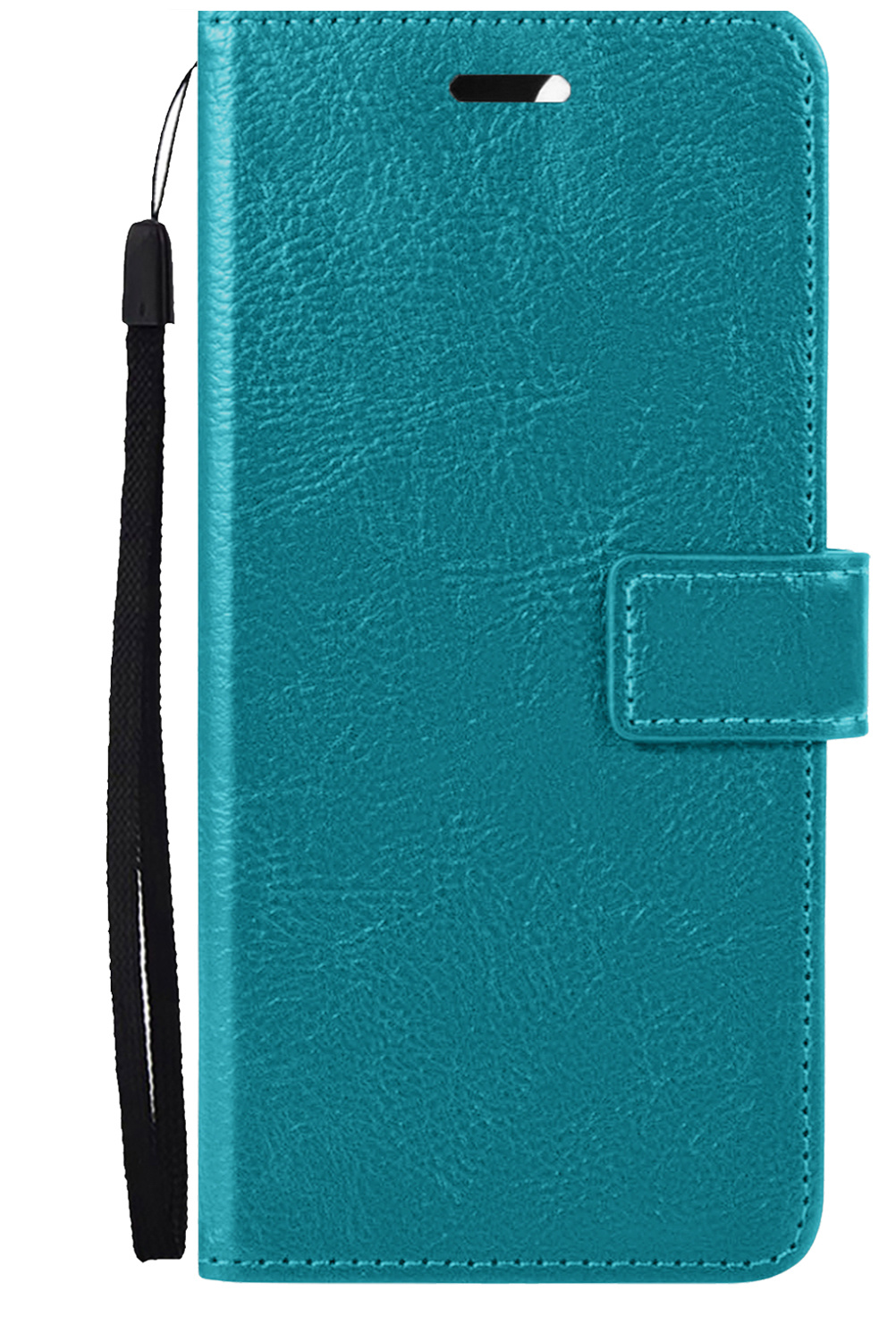 Nomfy Samsung Galaxy S21 FE Hoes Bookcase Turquoise - Samsung Galaxy S21 FE Book Cover Flipcase - Samsung Galaxy S21 FE Hoesje - Turquoise