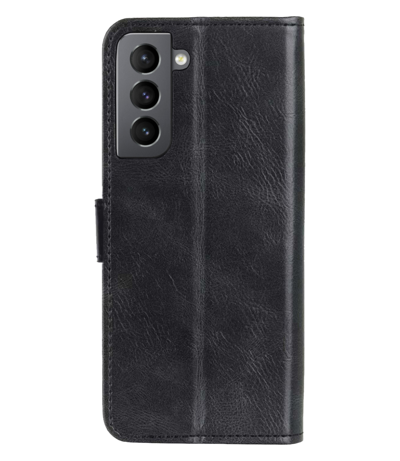 Nomfy Hoesje Geschikt voor Samsung S21 FE Hoes Bookcase Flipcase Book Cover - Hoes Geschikt voor Samsung Galaxy S21 FE Hoesje Book Case - Zwart
