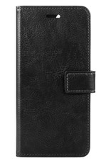 BASEY. Hoes Geschikt voor Samsung S21 FE Hoesje Bookcase Hoes Flip Case Book Cover Met 2x Screenprotector - Hoesje Geschikt voor Samsung Galaxy S21 FE Hoes Book Case Hoesje - Zwart