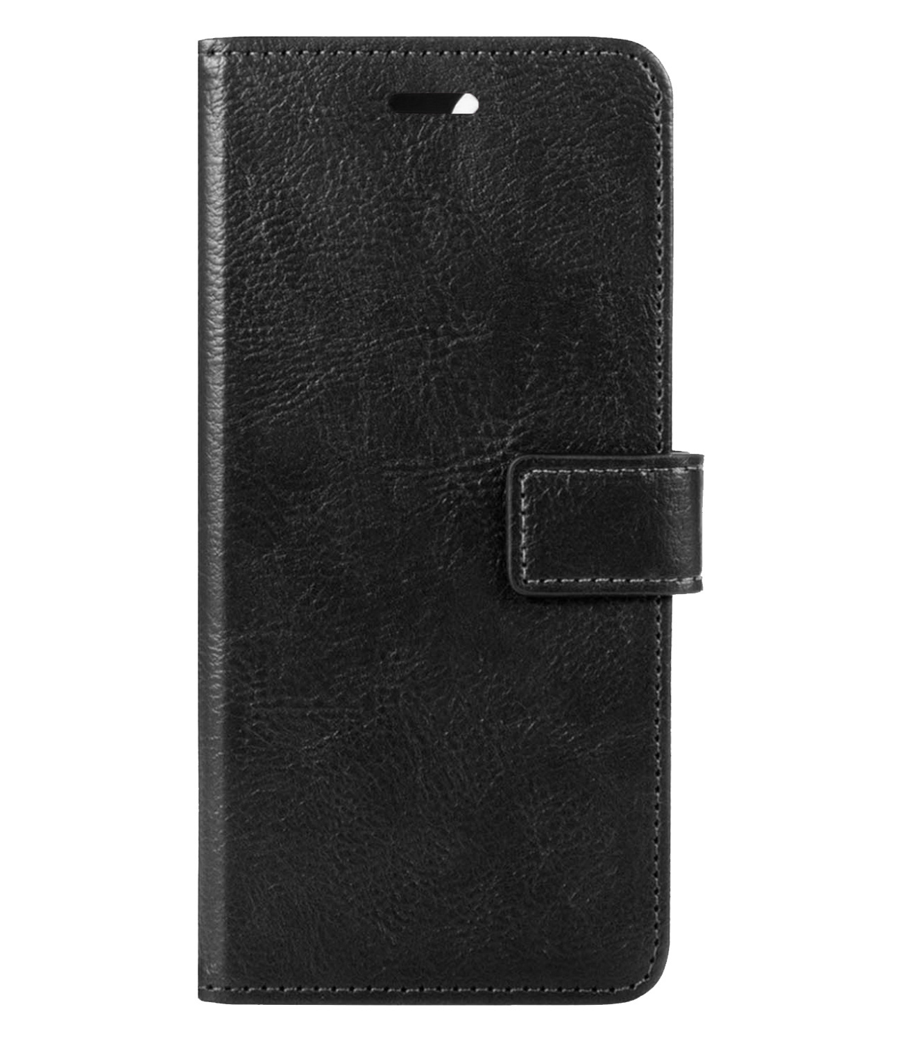 BASEY. Hoes Geschikt voor Samsung S21 FE Hoesje Bookcase Hoes Flip Case Book Cover Met 2x Screenprotector - Hoesje Geschikt voor Samsung Galaxy S21 FE Hoes Book Case Hoesje - Zwart