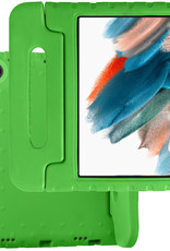 Samsung Galaxy Tab A8 Hoes - Samsung Tab A8 2021 Kinderhoes - Kindvriendelijke Samsung Tab A8 Cover Kids Case Groen