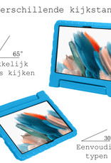 BASEY. Hoesje Geschikt voor Samsung Galaxy Tab A8 Hoesje Kinder Hoes Shockproof Kinderhoes - Kindvriendelijk Hoesje Geschikt voor Samsung Tab A8 Hoes Kids Case - Blauw