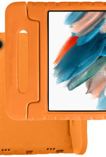 BASEY. Hoesje Geschikt voor Samsung Galaxy Tab A8 Hoesje Kinder Hoes Shockproof Kinderhoes - Kindvriendelijk Hoesje Geschikt voor Samsung Tab A8 Hoes Kids Case - Oranje