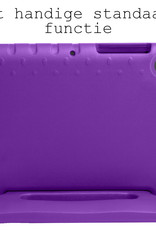 BASEY. Hoesje Geschikt voor Samsung Galaxy Tab A8 Hoesje Kinder Hoes Shockproof Kinderhoes - Kindvriendelijk Hoesje Geschikt voor Samsung Tab A8 Hoes Kids Case - Paars