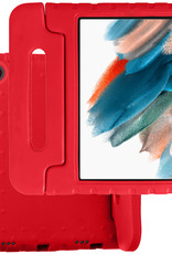 Samsung Galaxy Tab A8 Hoes - Samsung Tab A8 2021 Kinderhoes - Kindvriendelijke Samsung Tab A8 Cover Kids Case Rood