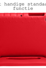 BASEY. Hoesje Geschikt voor Samsung Galaxy Tab A8 Hoesje Kinder Hoes Shockproof Kinderhoes - Kindvriendelijk Hoesje Geschikt voor Samsung Tab A8 Hoes Kids Case - Rood