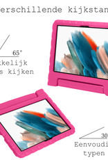 BASEY. Hoesje Geschikt voor Samsung Galaxy Tab A8 Hoesje Kinder Hoes Shockproof Kinderhoes - Kindvriendelijk Hoesje Geschikt voor Samsung Tab A8 Hoes Kids Case - Roze