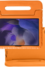 Samsung Galaxy Tab A8 2021 Hoes Kindvriendelijk Hoesje Kids Proof Case Oranje