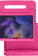 NoXx Hoesje Geschikt voor Samsung Galaxy Tab A8 Hoesje Kinderhoes Shockproof Hoes Kids Case - Roze