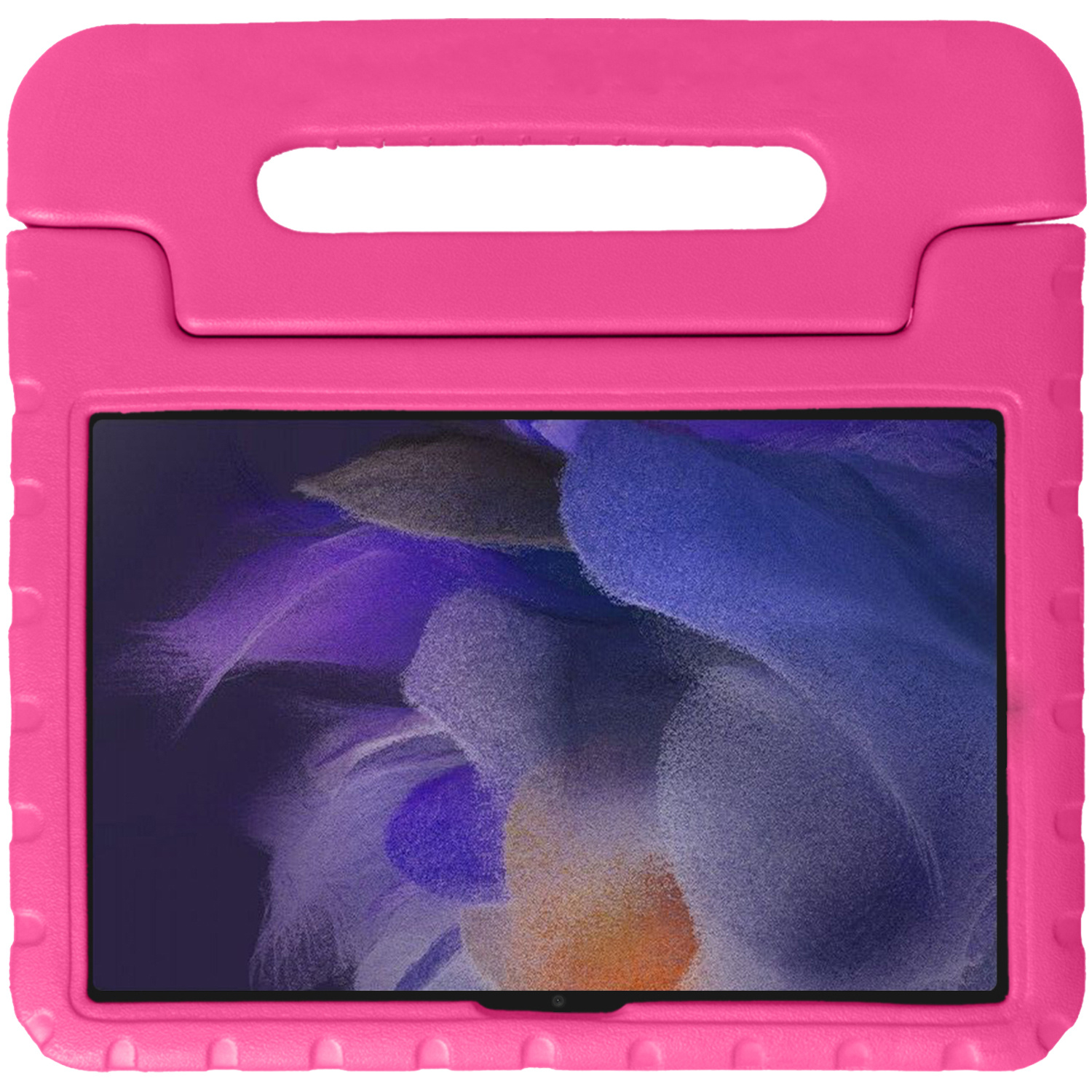 NoXx Hoesje Geschikt voor Samsung Galaxy Tab A8 Hoesje Kinderhoes Shockproof Hoes Kids Case - Roze