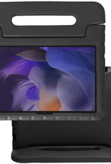 NoXx Hoesje Geschikt voor Samsung Galaxy Tab A8 Hoesje Kinderhoes Shockproof Hoes Kids Case - Zwart