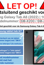 Samsung Tab A8 2021 Kinder Hoes - Kindvriendelijk Samsung Galaxy Tab A8 2021 Hoesje Groen Kids Case - Tab A8 Cover Groen