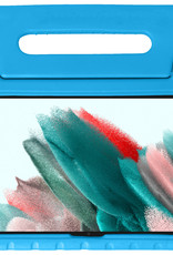 Nomfy Hoes Geschikt voor Samsung Galaxy Tab A8 Hoes Bumper Kindvriendelijk Kids Case Kinderhoes - Hoesje Geschikt voor Samsung Tab A8 Hoesje Shockproof Cover Hoes - Blauw