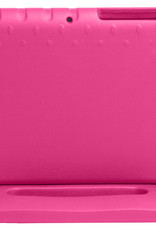 Nomfy Hoes Geschikt voor Samsung Galaxy Tab A8 Hoes Bumper Kindvriendelijk Kids Case Kinderhoes - Hoesje Geschikt voor Samsung Tab A8 Hoesje Shockproof Cover Hoes - Roze
