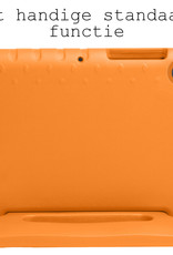 BASEY. Hoesje Geschikt voor Samsung Galaxy Tab A8 Hoesje Kinder Hoes Shockproof Kinderhoes Met Screenprotector - Kindvriendelijk Hoesje Geschikt voor Samsung Tab A8 Hoes Kids Case - Oranje