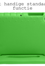 BASEY. Hoesje Geschikt voor Samsung Galaxy Tab A8 Hoesje Kinder Hoes Shockproof Kinderhoes Met 2x Screenprotector - Kindvriendelijk Hoesje Geschikt voor Samsung Tab A8 Hoes Kids Case - Groen