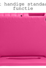 BASEY. Hoesje Geschikt voor Samsung Galaxy Tab A8 Hoesje Kinder Hoes Shockproof Kinderhoes Met 2x Screenprotector - Kindvriendelijk Hoesje Geschikt voor Samsung Tab A8 Hoes Kids Case - Roze