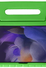 NoXx Hoesje Geschikt voor Samsung Galaxy Tab A8 Hoesje Kinderhoes Shockproof Hoes Kids Case Met Screenprotector - Groen