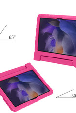 NoXx Hoesje Geschikt voor Samsung Galaxy Tab A8 Hoesje Kinderhoes Shockproof Hoes Kids Case Met Screenprotector - Roze