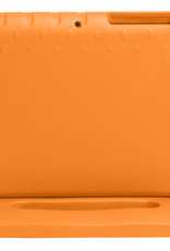 Nomfy Hoes Geschikt voor Samsung Galaxy Tab A8 Hoes Bumper Kindvriendelijk Kids Case Kinderhoes Met 2x Screenprotector - Hoesje Geschikt voor Samsung Tab A8 Hoesje Shockproof Cover Hoes - Oranje