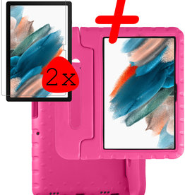 BASEY. BASEY. Samsung Galaxy Tab A8 2021 Kinderhoes Met 2x Screenprotector - Roze