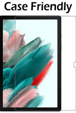 Nomfy Hoes Geschikt voor Samsung Galaxy Tab A8 Hoes Bumper Kindvriendelijk Kids Case Kinderhoes Met Screenprotector - Hoesje Geschikt voor Samsung Tab A8 Hoesje Shockproof Cover Hoes - Blauw