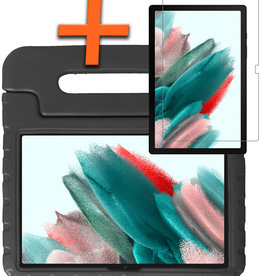 Nomfy Nomfy Samsung Galaxy Tab A8 2021 Kinderhoes Met Screenprotector - Zwart