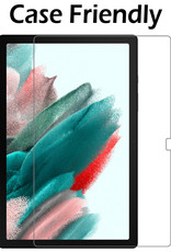 Samsung Galaxy Tab A8 Hoes Kids Case Rood Met 2x Screenprotector Beschermglas - Samsung Tab A8 Kinderhoes Cover Rood