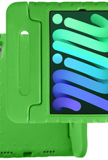 BASEY. Hoesje Geschikt voor iPad Mini 6 Hoesje Kinder Hoes Shockproof Kinderhoes - Kindvriendelijk Hoesje Geschikt voor iPad Mini 6 Hoes Kids Case - Groen