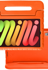 NoXx Hoesje Geschikt voor iPad Mini 6 Hoesje Kinderhoes Shockproof Hoes Kids Case - Oranje