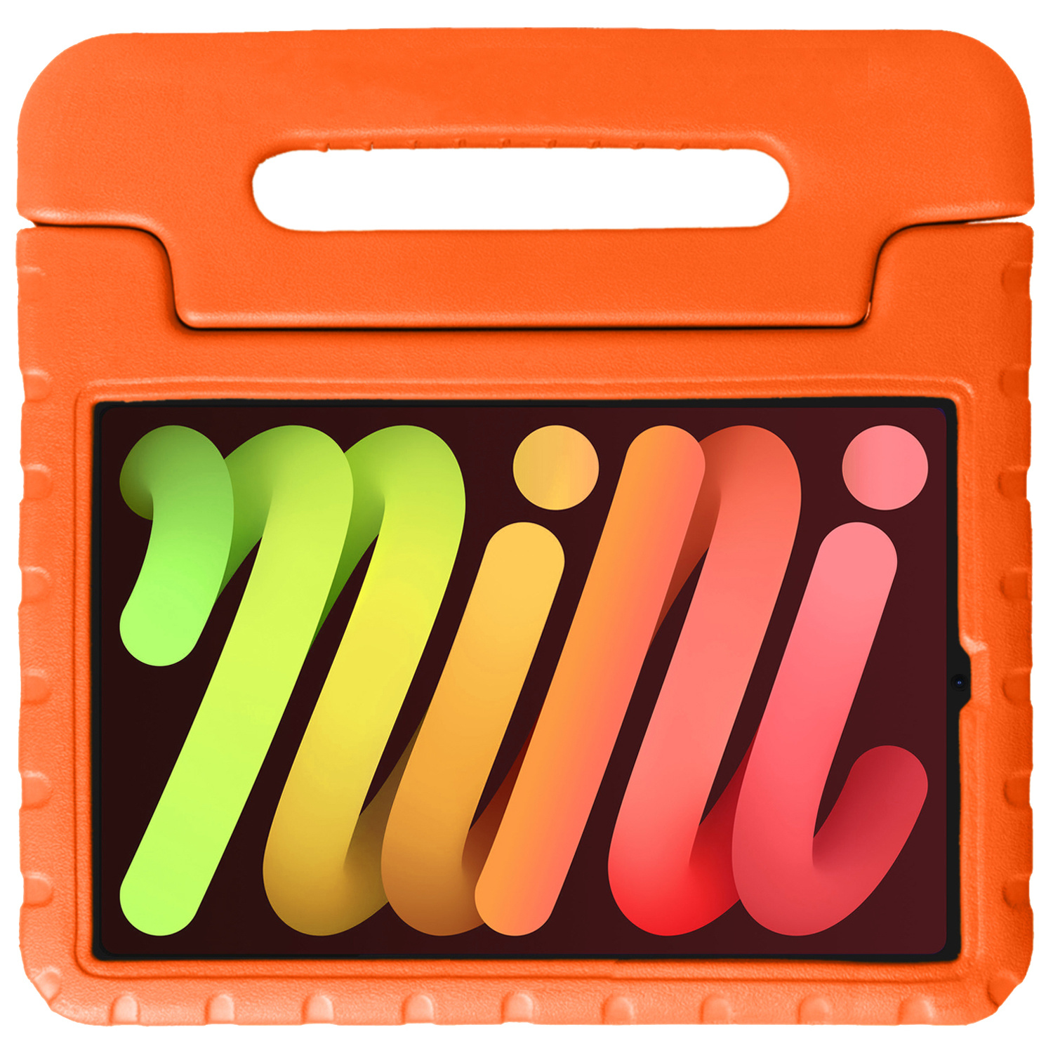 NoXx iPad Mini 6 Hoes Kindvriendelijk Hoesje Kids Proof Case - Oranje