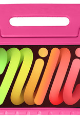 NoXx Hoesje Geschikt voor iPad Mini 6 Hoesje Kinderhoes Shockproof Hoes Kids Case - Roze