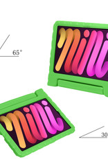 Nomfy Hoes Geschikt voor iPad Mini 6 Hoes Bumper Kindvriendelijk Kids Case Kinderhoes - Hoesje Geschikt voor iPad Mini 6 Hoesje Shockproof Cover Hoes - Groen