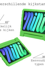 BASEY. Hoesje Geschikt voor iPad Mini 6 Hoesje Kinder Hoes Shockproof Kinderhoes Met Screenprotector - Kindvriendelijk Hoesje Geschikt voor iPad Mini 6 Hoes Kids Case - Groen