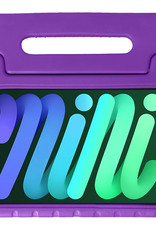 BASEY. Hoesje Geschikt voor iPad Mini 6 Hoesje Kinder Hoes Shockproof Kinderhoes Met Screenprotector - Kindvriendelijk Hoesje Geschikt voor iPad Mini 6 Hoes Kids Case - Paars