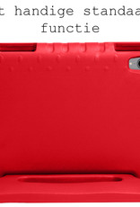 BASEY. Hoesje Geschikt voor iPad Mini 6 Hoesje Kinder Hoes Shockproof Kinderhoes Met Screenprotector - Kindvriendelijk Hoesje Geschikt voor iPad Mini 6 Hoes Kids Case - Rood