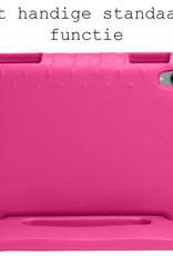 BASEY. Hoesje Geschikt voor iPad Mini 6 Hoesje Kinder Hoes Shockproof Kinderhoes Met Screenprotector - Kindvriendelijk Hoesje Geschikt voor iPad Mini 6 Hoes Kids Case - Roze