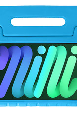 BASEY. Hoesje Geschikt voor iPad Mini 6 Hoesje Kinder Hoes Shockproof Kinderhoes Met 2x Screenprotector - Kindvriendelijk Hoesje Geschikt voor iPad Mini 6 Hoes Kids Case - Blauw