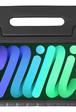 BASEY. Hoesje Geschikt voor iPad Mini 6 Hoesje Kinder Hoes Shockproof Kinderhoes Met 2x Screenprotector - Kindvriendelijk Hoesje Geschikt voor iPad Mini 6 Hoes Kids Case - Zwart